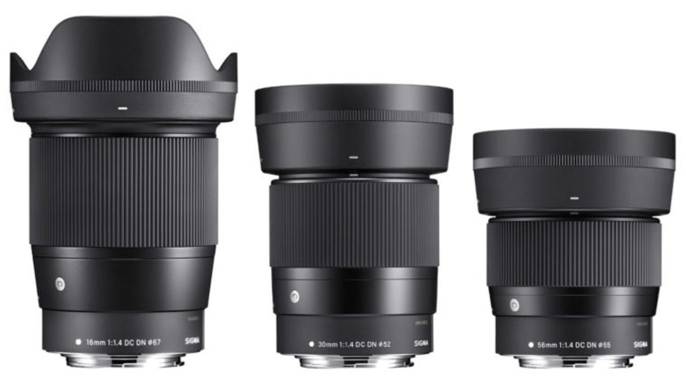 Sigma 16mm 30mm 56mm en monture Z