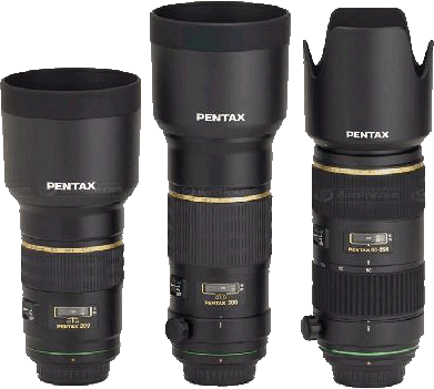 new lenses Pentax