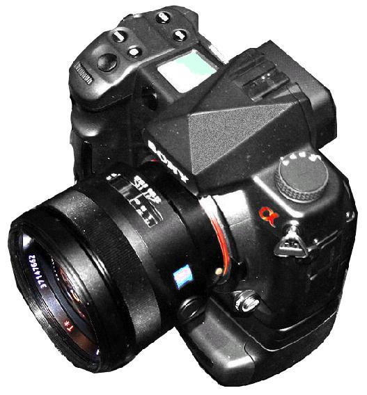 mock-up Sony pro DLSR