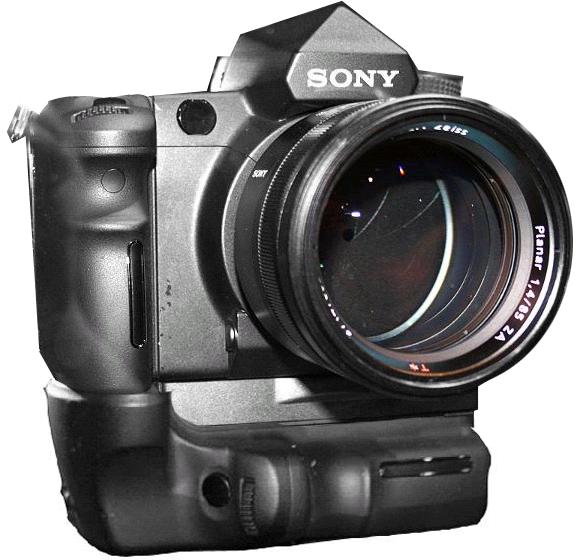 mock-up Sony pro DLSR