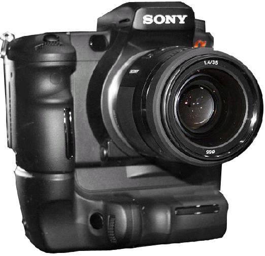 mock-up Sony high end amateur DLSR